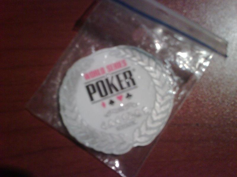 World Series of Poker Final Table Metal Marker - Collector Item - $10
